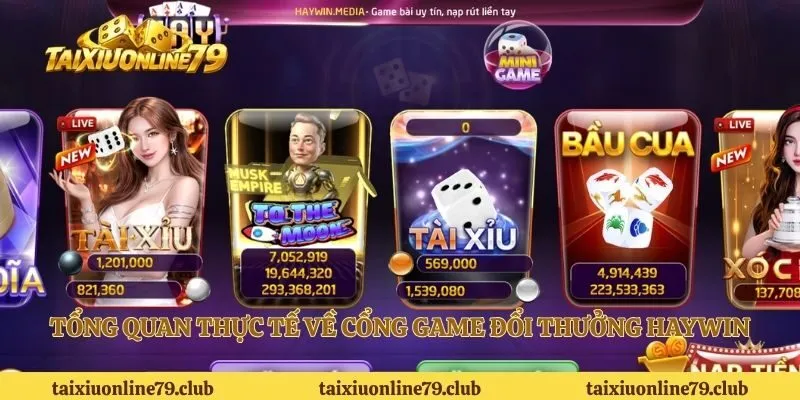 Tổng quan thực tế về cổng game đổi thưởng Haywin